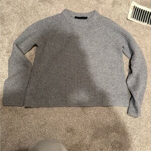 Like new! Jenni Kayne Gray Cashmere Fisherman Sweater